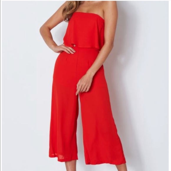 Whitefox Pants - Whitefox Dania red Jumpsuit Whitefox Pants - Whitefox Dania red Jumpsuit